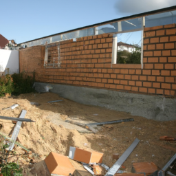 Agrandissement terrasse pour espace de jeu pour enfants Saint-Martin-Boulogne